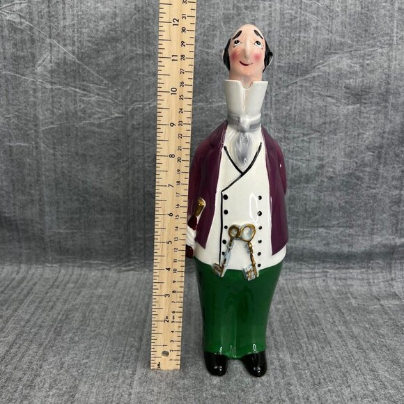 Vintage Mid Centuryโ Ceramic Wine Decanter Sommelier Man Japan - Picture 11 of 13